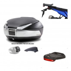 SHAD Baul trasero + herraje montaje luz de freno SH48 KIT-180919