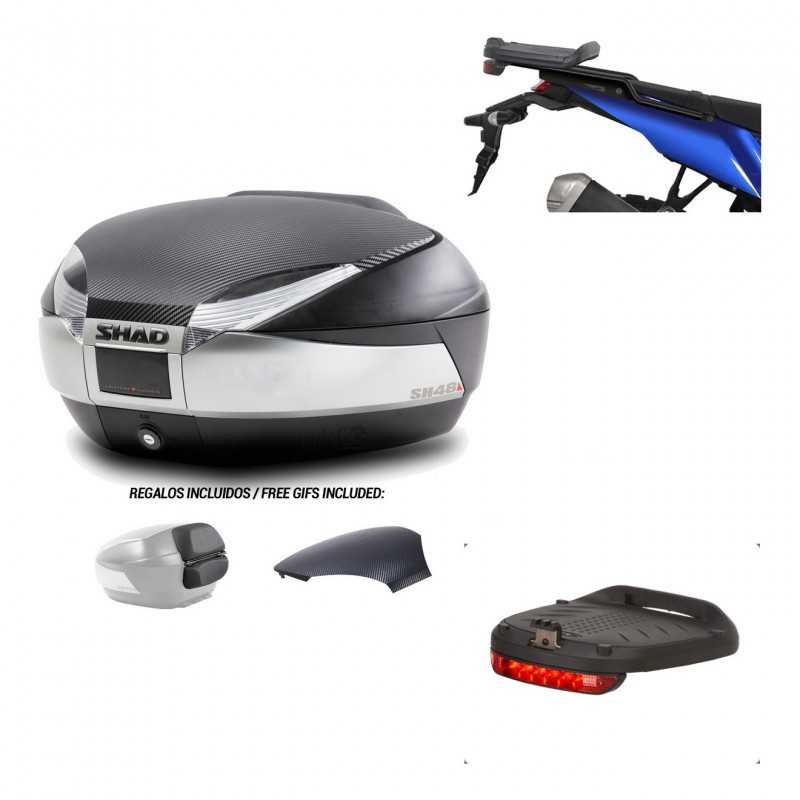 Back trunk + big top fitting + brake light  SH48