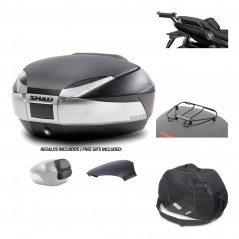 Rear trunk + mounting hardware + accessories  SH48