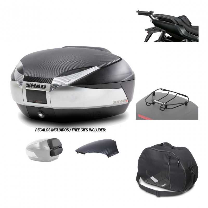 Rear trunk + mounting hardware + accessories  SH48