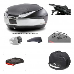 SHAD Baul trasero + herraje montaje accesorios SH48 KIT-180869
