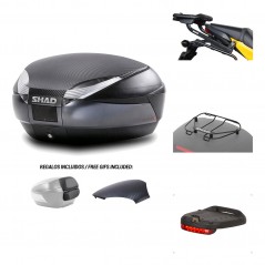 SHAD Baul trasero + herraje montaje accesorios SH48 KIT-181470