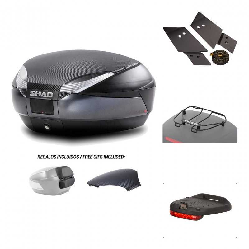 Rear trunk + mounting hardware + accessories  SH48