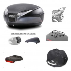 Rear trunk + mounting hardware + accessories  SH48