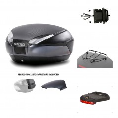 Rear trunk + mounting hardware + accessories  SH48