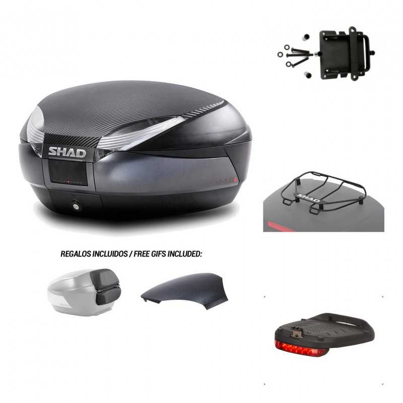 Rear trunk + mounting hardware + accessories  SH48