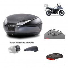 SHAD Baul trasero + herraje montaje accesorios SH48 KIT-181270