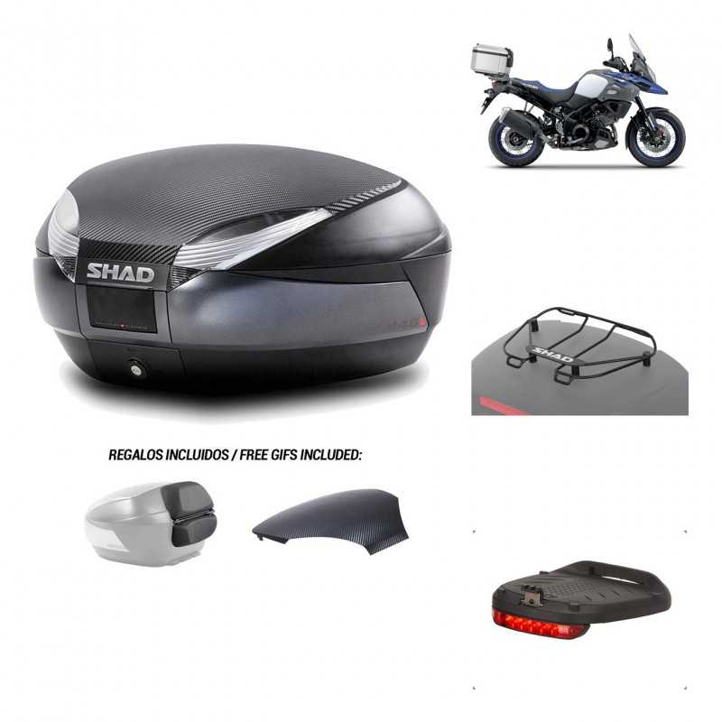 SHAD Baul trasero + herraje montaje accesorios SH48 KIT-181270