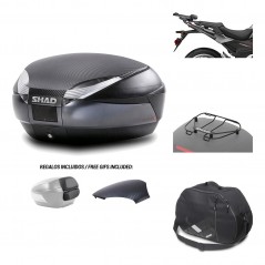Rear trunk + mounting hardware + accessories  SH48