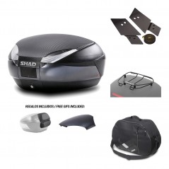 Rear trunk + mounting hardware + accessories  SH48