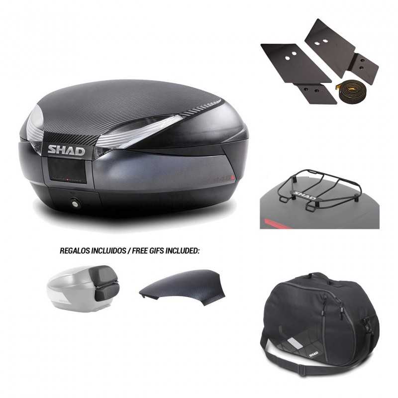 Rear trunk + mounting hardware + accessories  SH48
