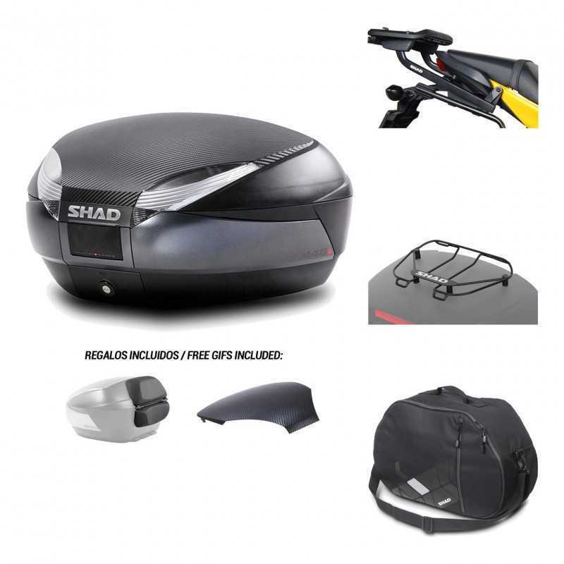 SHAD Baul trasero + herraje montaje accesorios SH48 KIT-181471