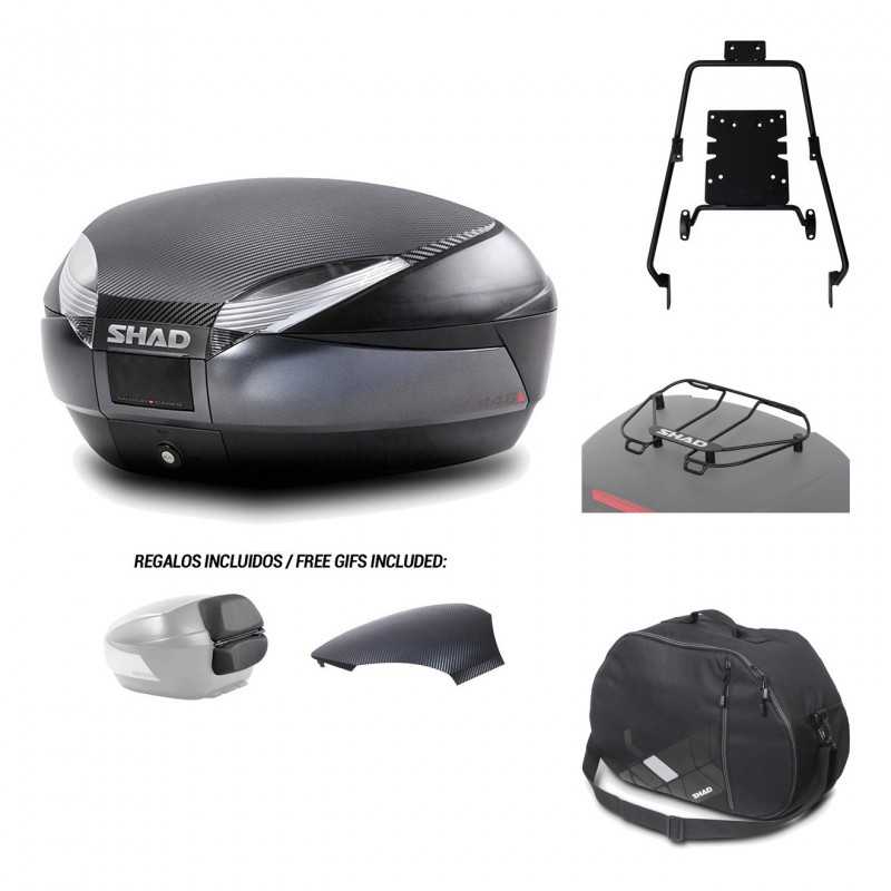 Rear trunk + mounting hardware + accessories  SH48