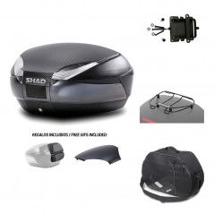 SHAD Baul trasero + herraje montaje accesorios SH48 KIT-181221