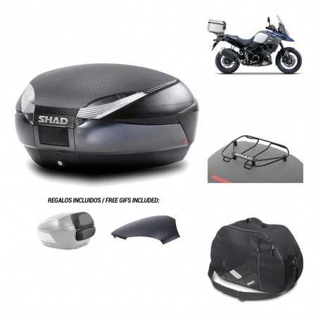 SHAD Baul trasero + herraje montaje accesorios SH48 KIT-181271