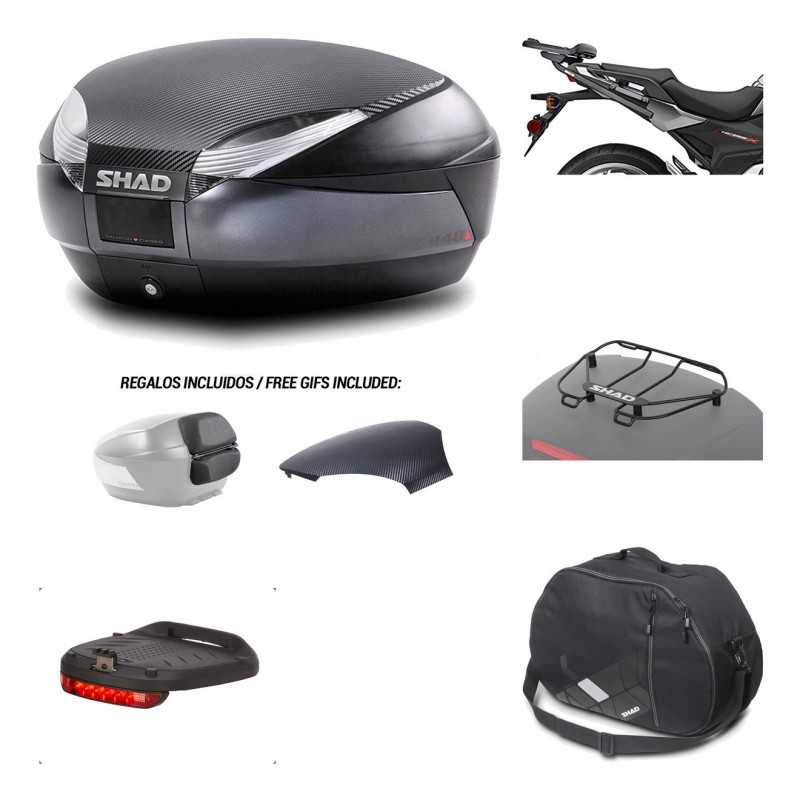 Rear trunk + mounting hardware + accessories  SH48