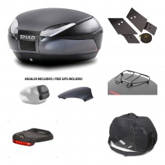 Rear trunk + mounting hardware + accessories  SH48