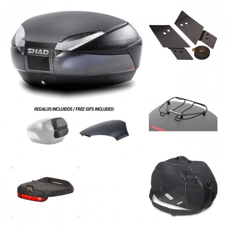 Rear trunk + mounting hardware + accessories  SH48