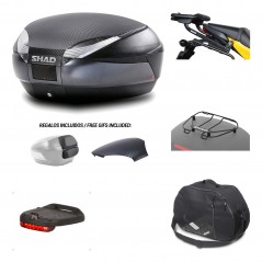 Rear trunk + mounting hardware + accessories  SH48