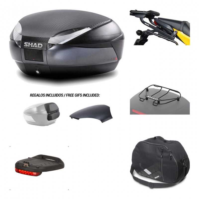 Rear trunk + mounting hardware + accessories  SH48