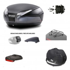 SHAD Baul trasero + herraje montaje accesorios SH48 KIT-181222