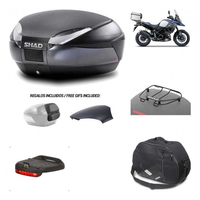 Rear trunk + mounting hardware + accessories  SH48