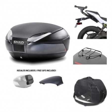 SHAD Baul trasero + herraje montaje accesorios SH48 KIT-181573