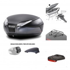 SHAD Baul trasero + herraje montaje accesorios SH48 KIT-181123