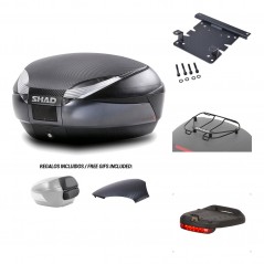 Rear trunk + mounting hardware + accessories  SH48