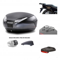 SHAD Baul trasero + herraje montaje accesorios SH48 KIT-181475