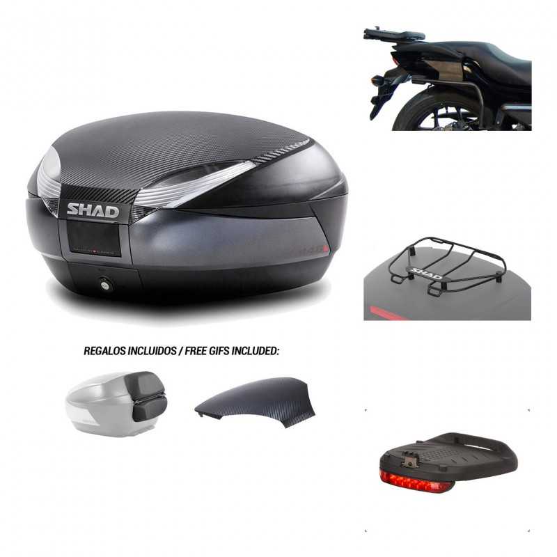 SHAD Baul trasero + herraje montaje accesorios SH48 KIT-181475