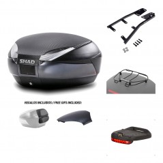 SHAD Baul trasero + herraje montaje accesorios SH48 KIT-181425