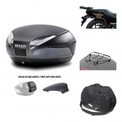 Rear trunk + mounting hardware + accessories  SH48