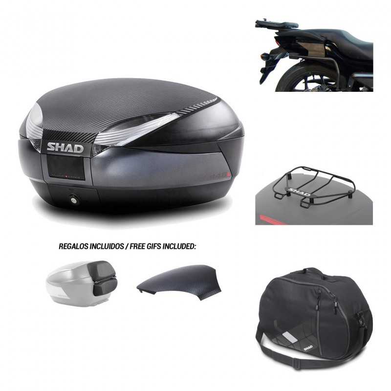 Rear trunk + mounting hardware + accessories  SH48