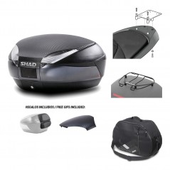 Rear trunk + mounting hardware + accessories  SH48
