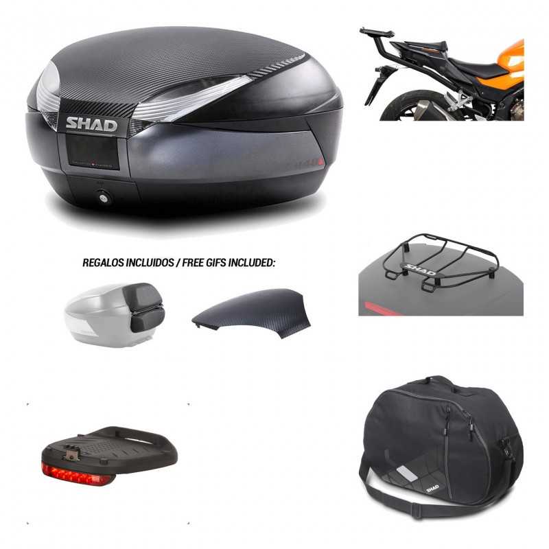 Rear trunk + mounting hardware + accessories  SH48
