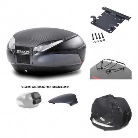 Rear trunk + mounting hardware + accessories  SH48