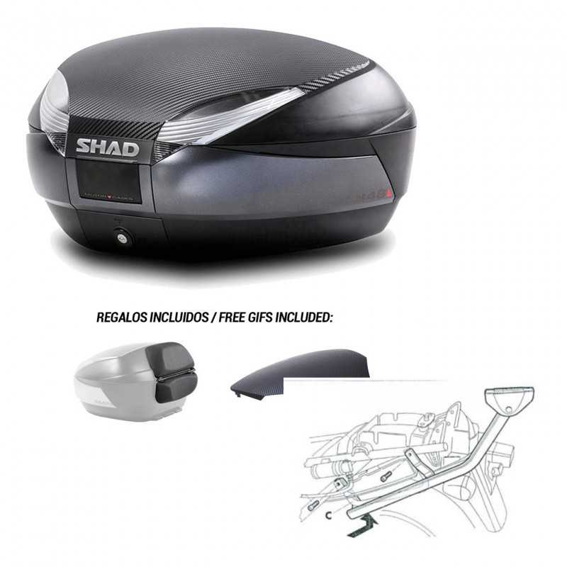 SHAD Baul trasero + herraje montaje SH48 KIT-181228