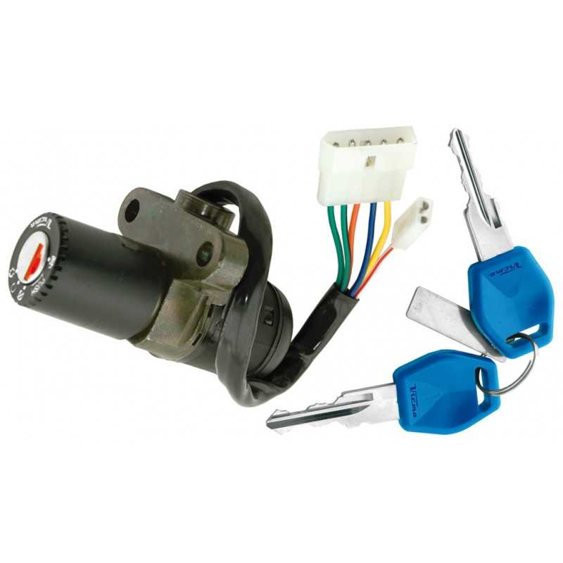 Lock, key contact
