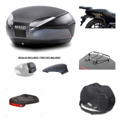 Rear trunk + mounting hardware + accessories  SH48
