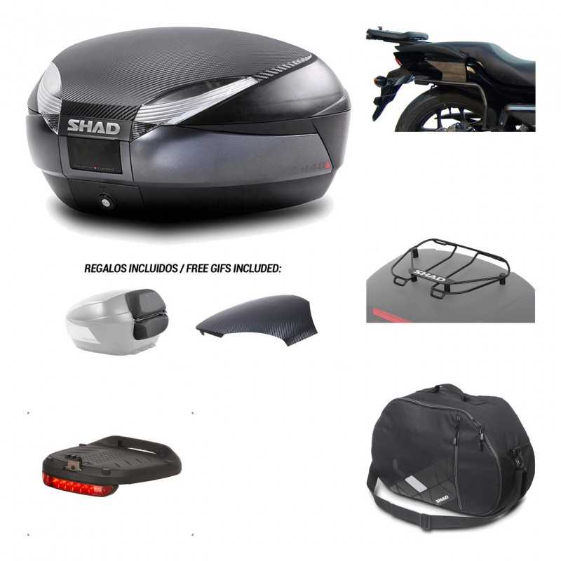 SHAD Baul trasero + herraje montaje accesorios SH48 KIT-181477