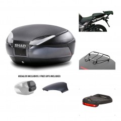 Rear trunk + mounting hardware + accessories  SH48
