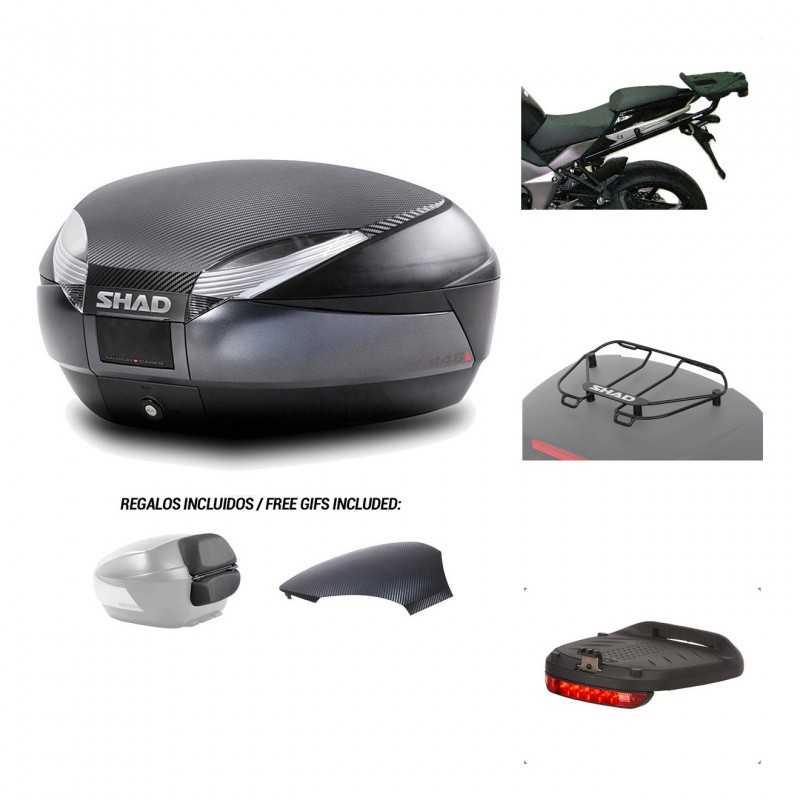 Rear trunk + mounting hardware + accessories  SH48
