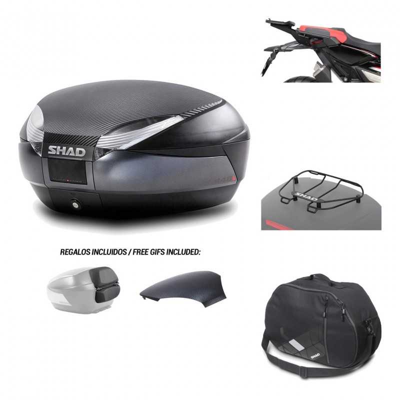 Rear trunk + mounting hardware + accessories  SH48