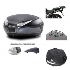 SHAD Baul trasero + herraje montaje accesorios SH48 KIT-181179