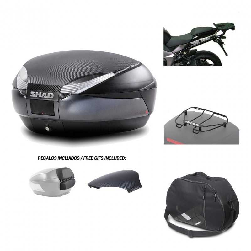 Rear trunk + mounting hardware + accessories  SH48
