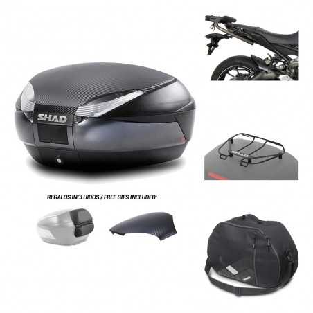 SHAD Baul trasero + herraje montaje accesorios SH48 KIT-181381