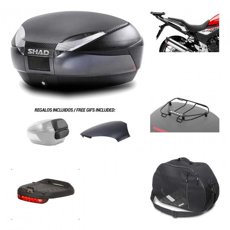 Rear trunk + mounting hardware + accessories  SH48