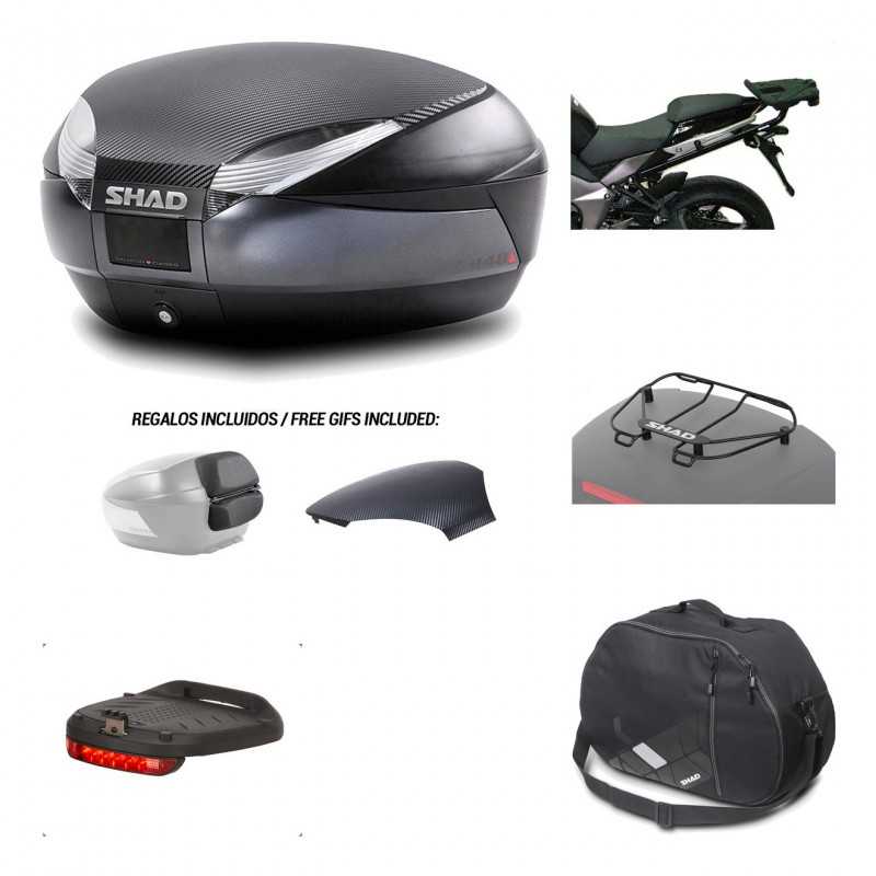 SHAD Baul trasero + herraje montaje accesorios SH48 KIT-181180