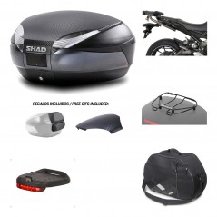 SHAD Baul trasero + herraje montaje accesorios SH48 KIT-181382